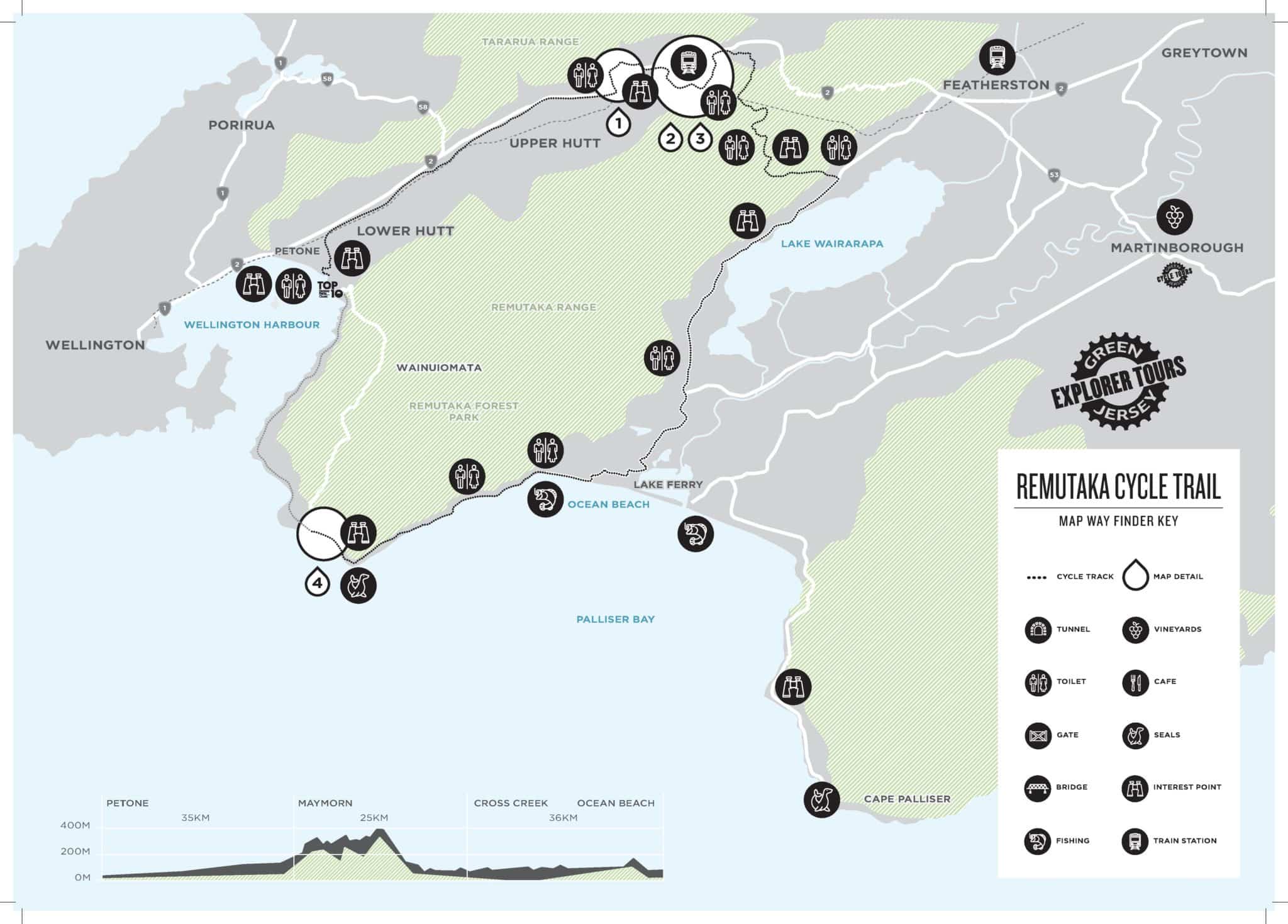 Remutaka Cycle Trail Green Jersey Explorer Tours
