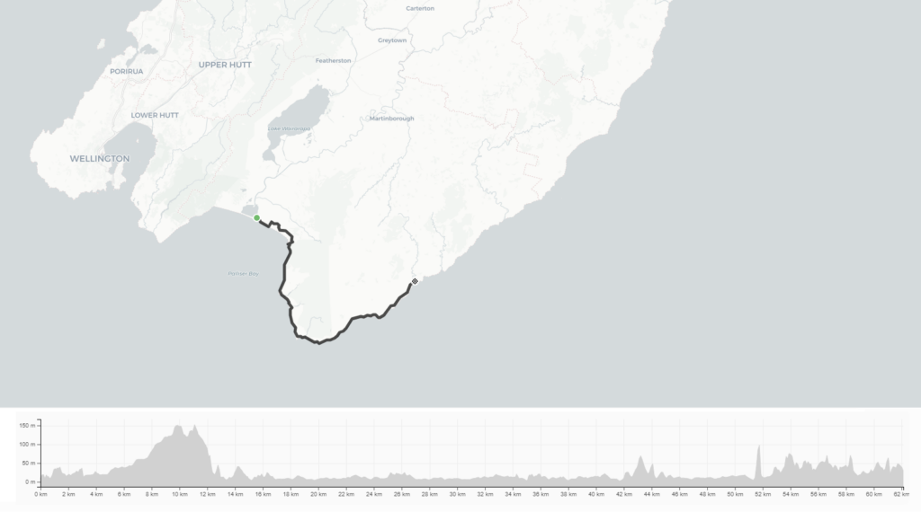 Cape Palliser Pedals Green Jersey Explorer Tours